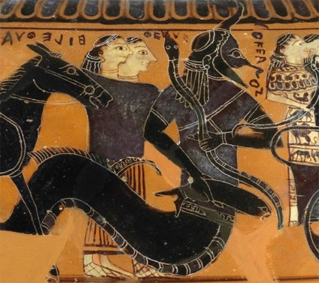 Oceanus, Tethys and Eileithyia