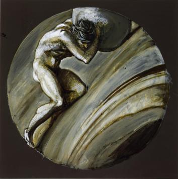 Sisyphus c.1870 by Sir Edward Coley Burne-Jones, Bt 1833-1898